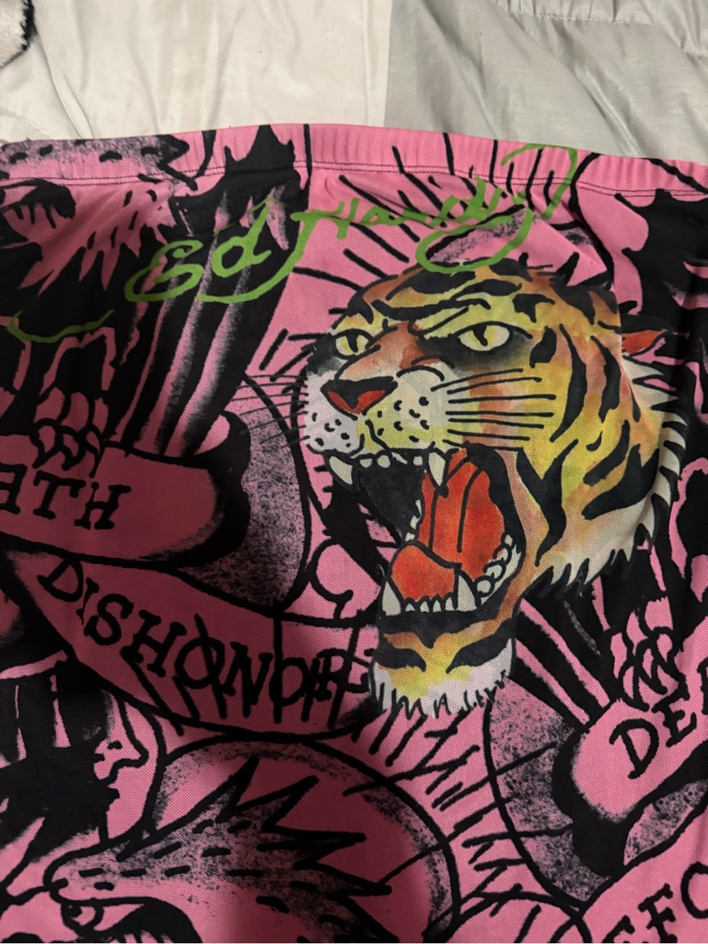 Ed hardy Graphic Tiger Print dress